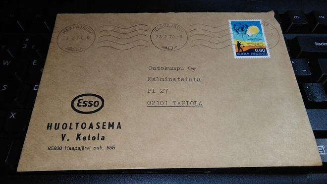 Haapajärvi ESSO firmakuori 26/6