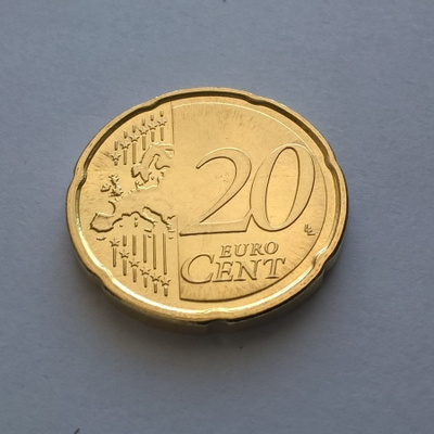 Suomi 20 cent, unc, v. 2016