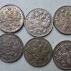 venäjä 15 kop hopea raha 10kpl vuosiluku n. 1900 - pikkukuva 2
