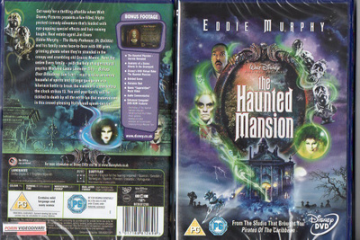 Kummituskartano (23 423) UUSI -GB- DVD eddie murphy SF-TXT