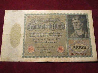 10000 mark 1922 Saksa-Germany