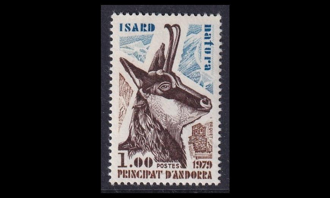 Andorra Fr 295 ** Luonnonsuojelu pyreneittengemssi (1979)