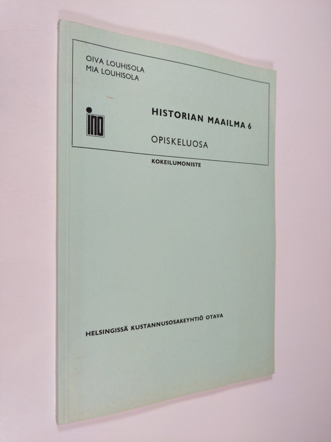 Historian maailma 6 : Opiskeluosa