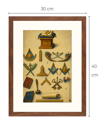 Uusi Vapaamuurari art print kehystetty 30 cm x 40 cm