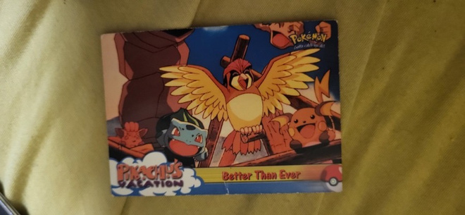 Topps Pokemon Card PIKACHU'S VACATION Better Than Ever