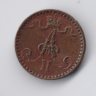 1866 1 penni tyyppi 2.1 kl6 - pikkukuva 2