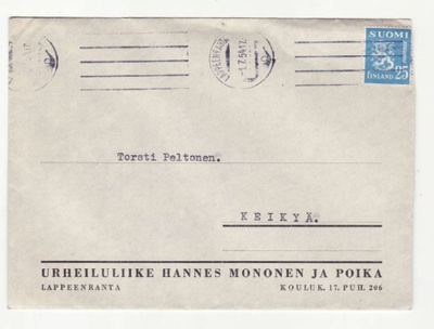 FIRMAKUORI LAPPEENRANTA HANNES MONONEN JA POIKA