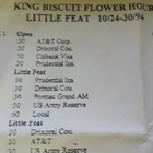 LITTLE FEAT KING BISCUIT FLOWER HOUR live keikka RADIOSHOW - pikkukuva 1