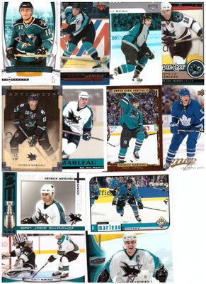 12 x PATRICK MARLEAU Sharks, Maple Leaf
