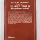 Anthony Trollope : Palliser-taru 4 : Kunnian vuoksi - pikkukuva 2