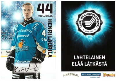 HENRI LAURILA #44 PELICANS Postikortti Nimmarilla