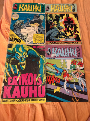 Kauhu sarja 1/1972 8/1973 4/1974, erikoisksuhu 1973