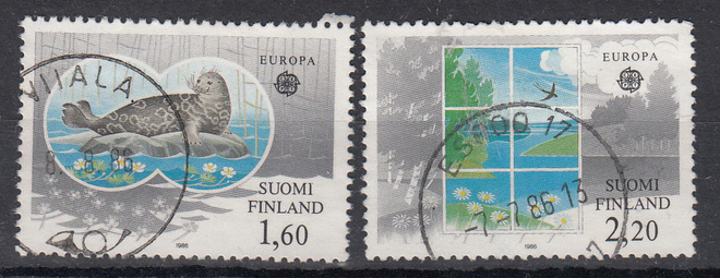 1986 EUROPA pyöröleimatut