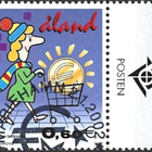 Åland 2002 EURO 0,60 € välilöpari logo EPL LaPe 198 - pikkukuva 1