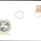 FDC 1957 Yleismerkki Leijona 15 mk Lape 472 - pikkukuva 1