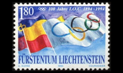 Liechtenstein 1082 ** Olympiakomitea 100v (1994)