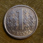 90 kpl Suomi 1 mk kolikoita - pikkukuva 1