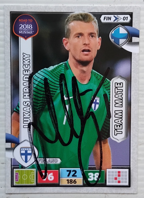 Lukas Hradecky Suomi signed