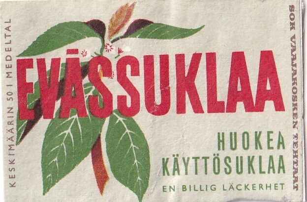 SOK: Evässuklaa, Huokea käyttösuklaa .  s59