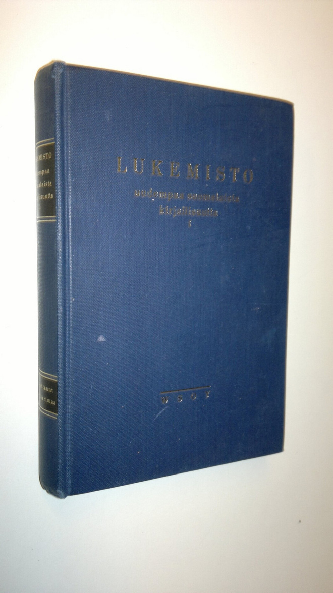 Lukemisto uudempaa suomalaista kirjallisuutta : 1