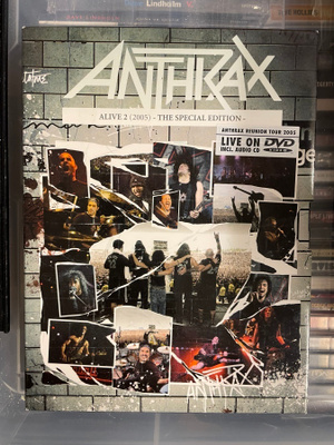 ANTHRAX - Alive 2 (2005): The Special Edition DVD+CD slipcas