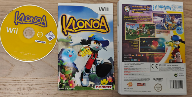 Klonoa tasohyppely Wii