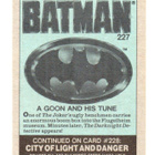 Purkkakuva BATMAN n:o 227 1989 A GOON AND HIS TUNE - pikkukuva 2