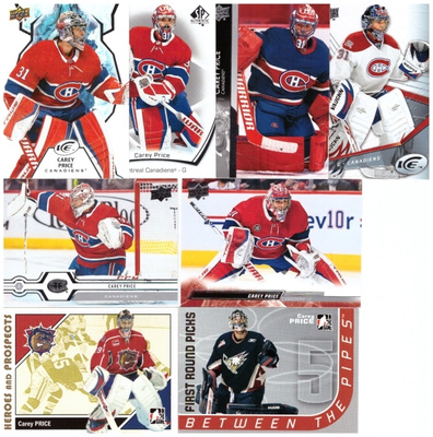 8 x Mv CAREY PRICE Canadiens, Buldogs