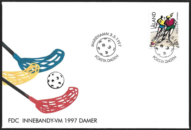 FDC Åland 1997  Salibandy  LaPe ÅL 127