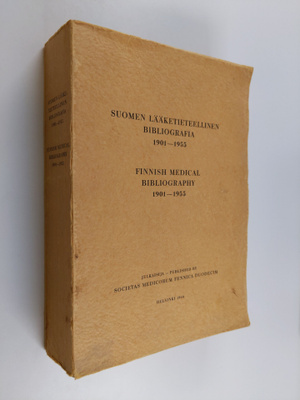 Suomen lääketieteellinen bibliografia 1901-1955 - Finnish...