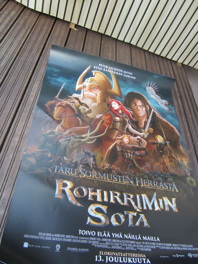 ROHIRRIMIN SOTA - orig elokuvajuliste  koko noin 100 x 70 cm