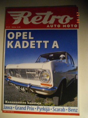 Retro auto moto lehti Nro 51/2007 (25.2)