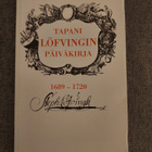 Tapani Löfvingin päiväkirja 1689-1720 - pikkukuva 1