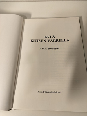 Aska 1600-1994 kylä Kitisen varrella