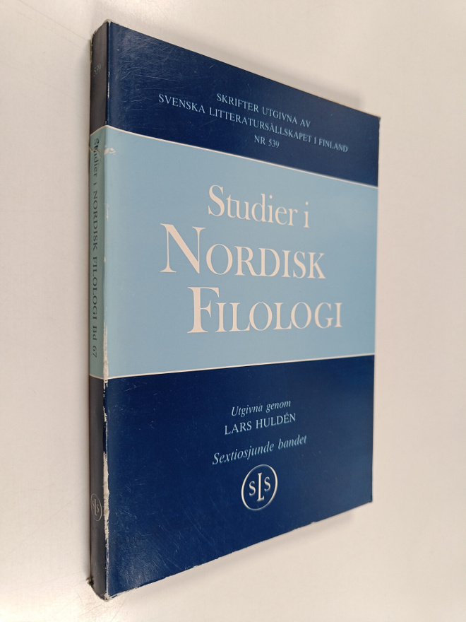 Lars Hulden : Studier i nordisk filologi Bd 67 : Klassisk...