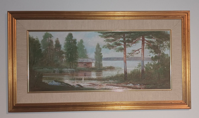 Esa Saarinen öljyväri maalaus