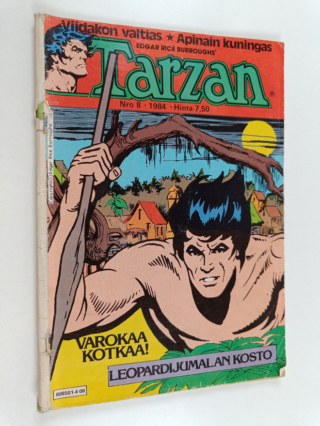 Edgar Rice Burroughs : Tarzan 8/1984 : Varokaa kotkaa! ; ...