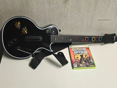 Xbox 360 - Guitar Hero Les Paul kitara + peli