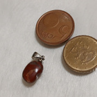 18k Valkokulta Gold plated Jasper kivi riipus - pikkukuva 4