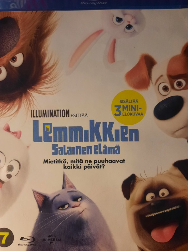 LEMMIKKIEN SALAINEN ELÄMÄ  BLU-RAY SUOMIPUHE