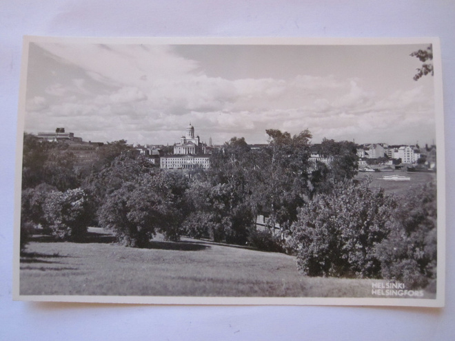 VANHA Postikortin Alkup.Mallikappale Helsinki 1950-luku
