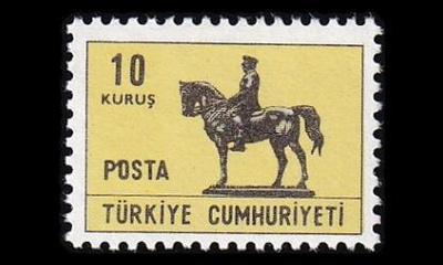 Turkki 2032 ** Merkki onnittelupostikortteihin (1967)
