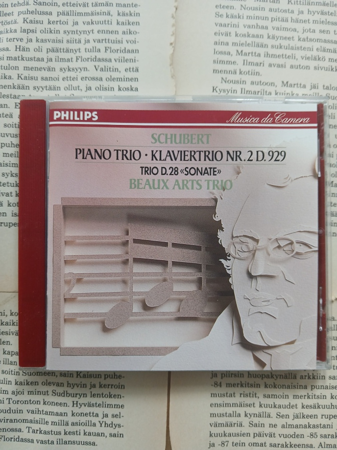Schubert, Beaux Arts Trio – Piano Trio "Sonate" (CD)