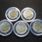 5 kpl 10 mk 1995 EU-juhlaraha - kapseleissa - pikkukuva 2
