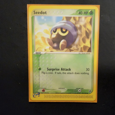 Seedot #76 Pokemon Sandstorm card