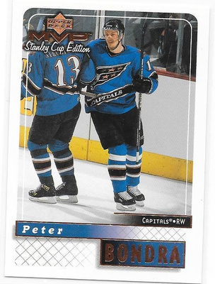 99-00 UD MVP SC Edt. #188 Peter Bondra Washington Capitals
