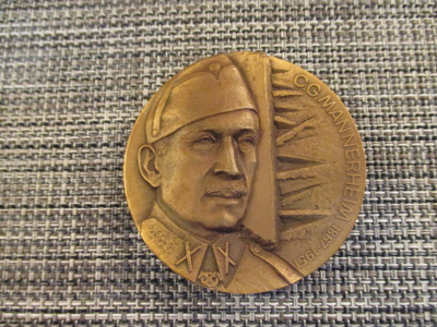 C.G.Mannerheim 1867-1951 mitali 1997/Häiväoja 1997.