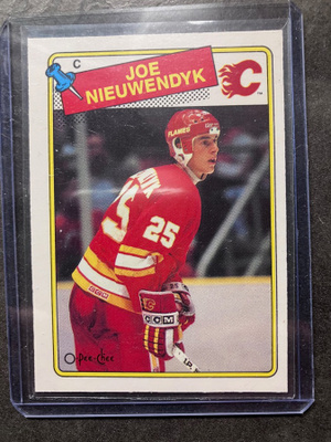 Joe Nieuwendyk 1988-89 O-Pee-Chee Rookie #16 Calgary Flames