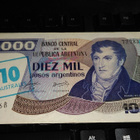 Argentiina 10000 Pesos / Australes P322c VF+ - pikkukuva 1