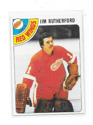 1978-79 Topps #74 Jim Rutherford  Detroit Red Wings MV